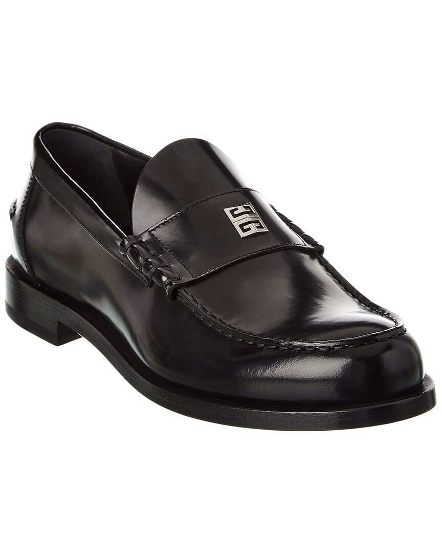 Pre-owned Givenchy Mr Leather Loafer Men's In Black
