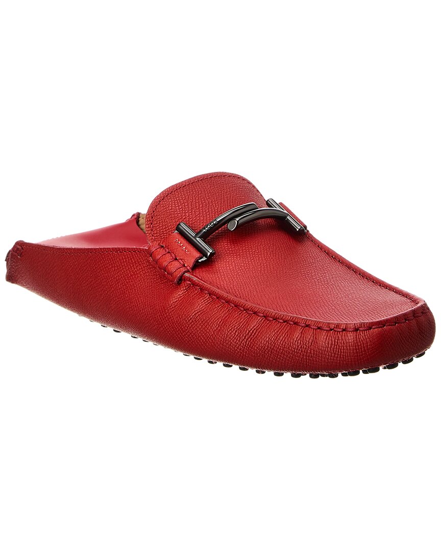 Shop Tod's Leather Loafer In Red