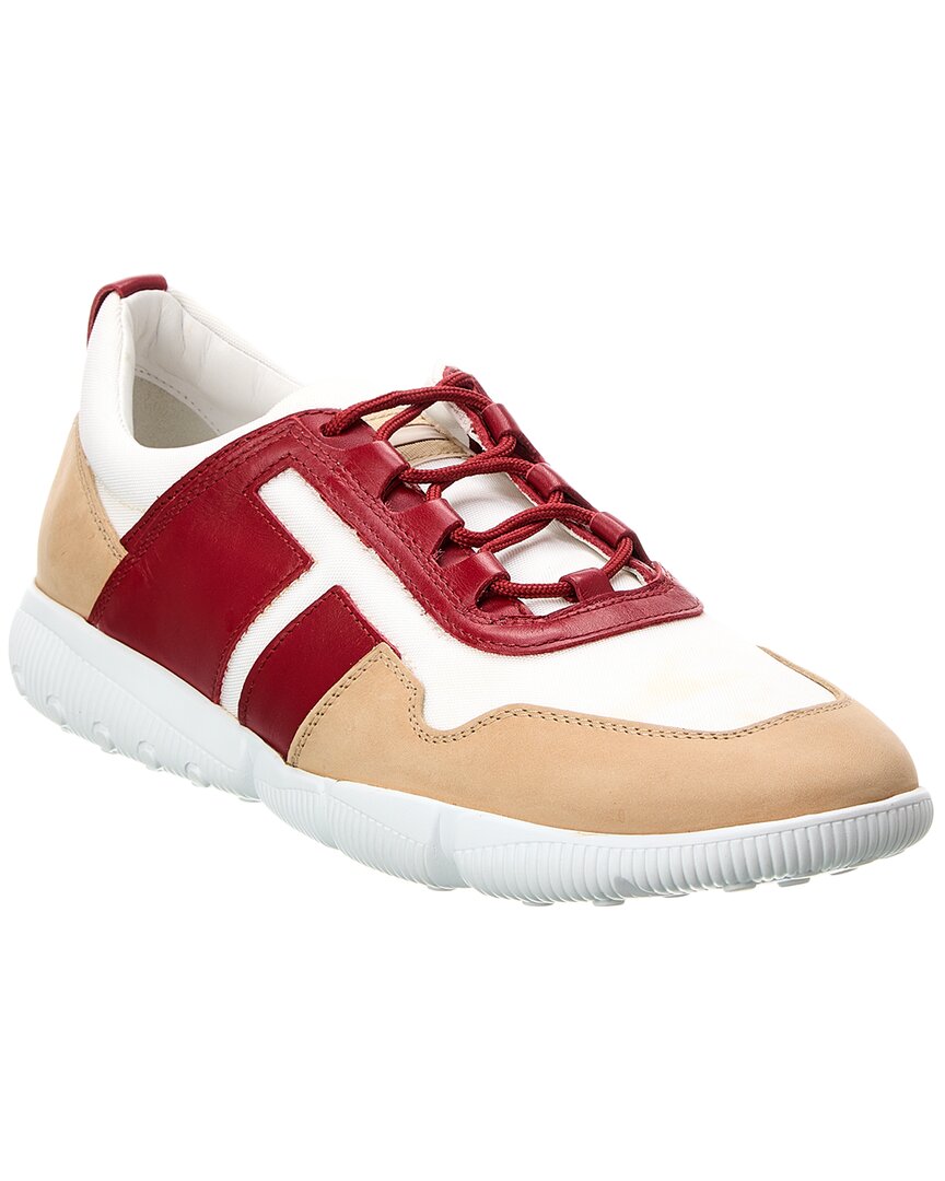 Shop Tod's All Competition Canvas & Leather Sneaker In Red
