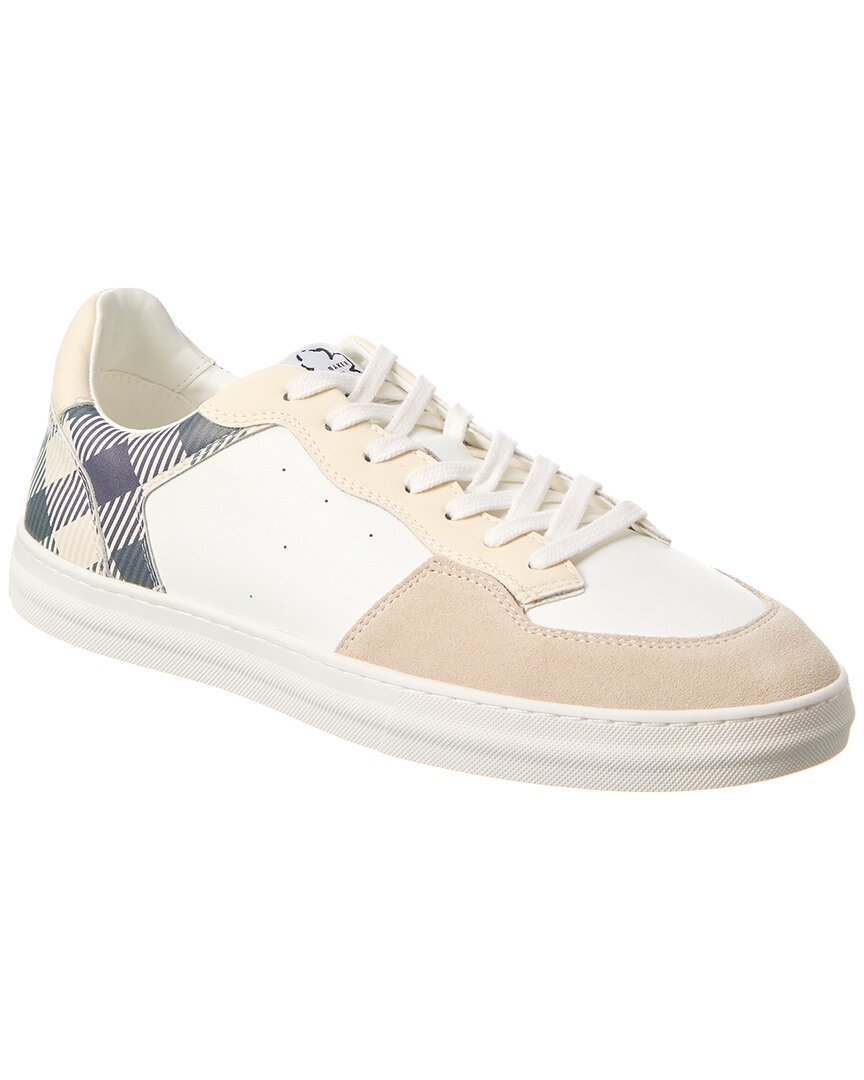 Shop Ted Baker Barkerg Leather & Suede Sneaker In White