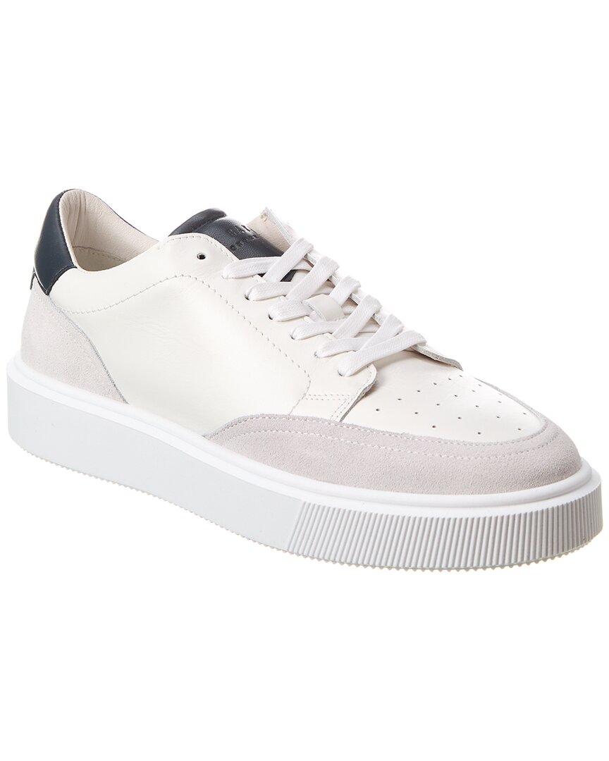 Ted Baker Luigis Inflated Sole Leather & Suede Sneaker In White