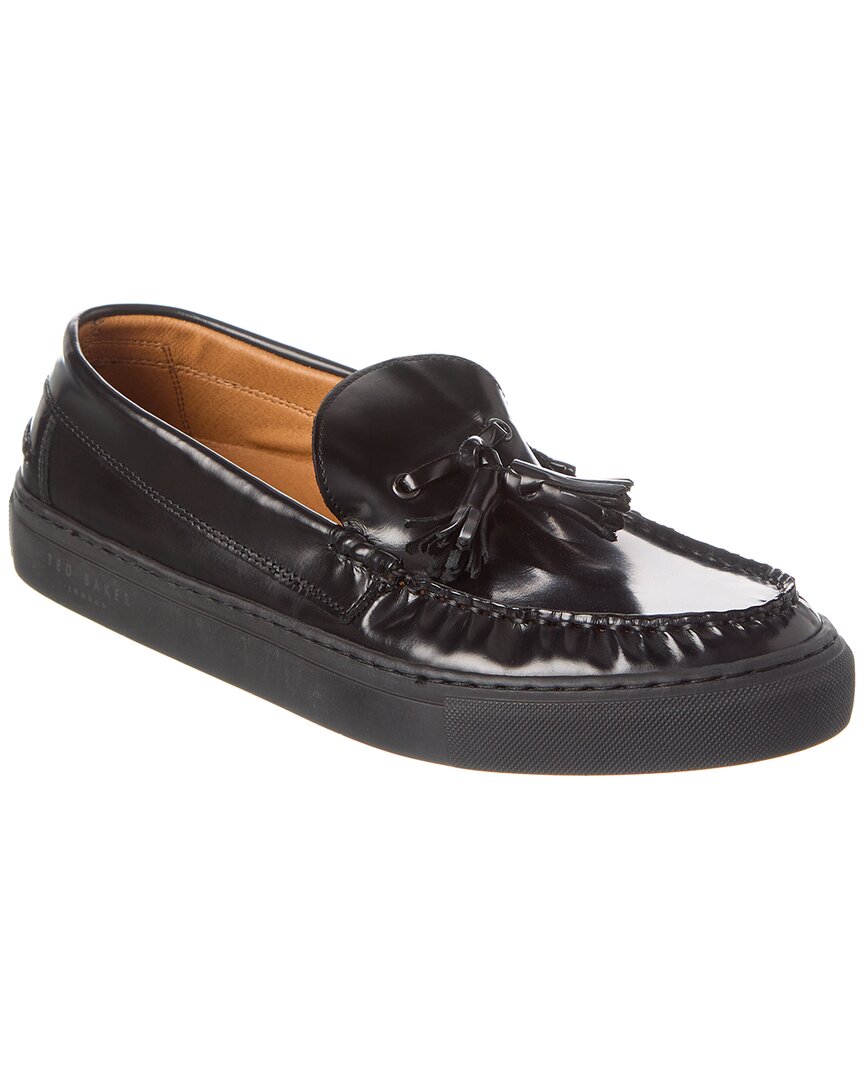 Shop Ted Baker Petie Leather Loafer In Black