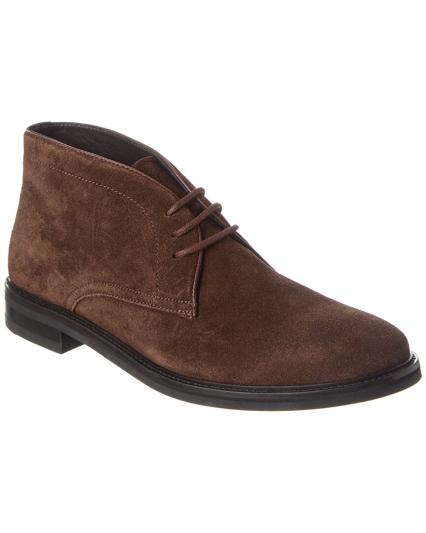 Shop Ted Baker Andrews Suede Chukka Boot In Brown