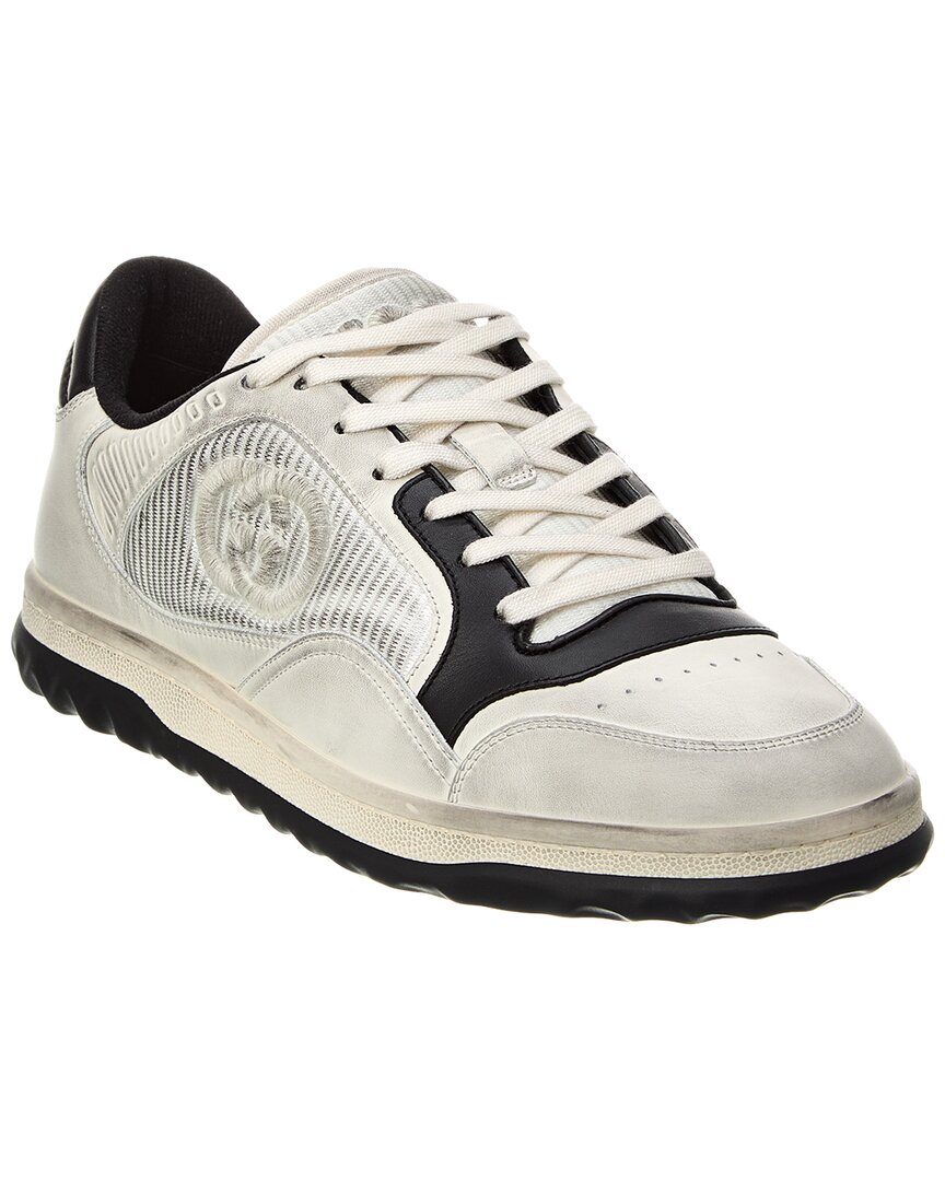 Shop Gucci Mac80 Leather Sneaker In White