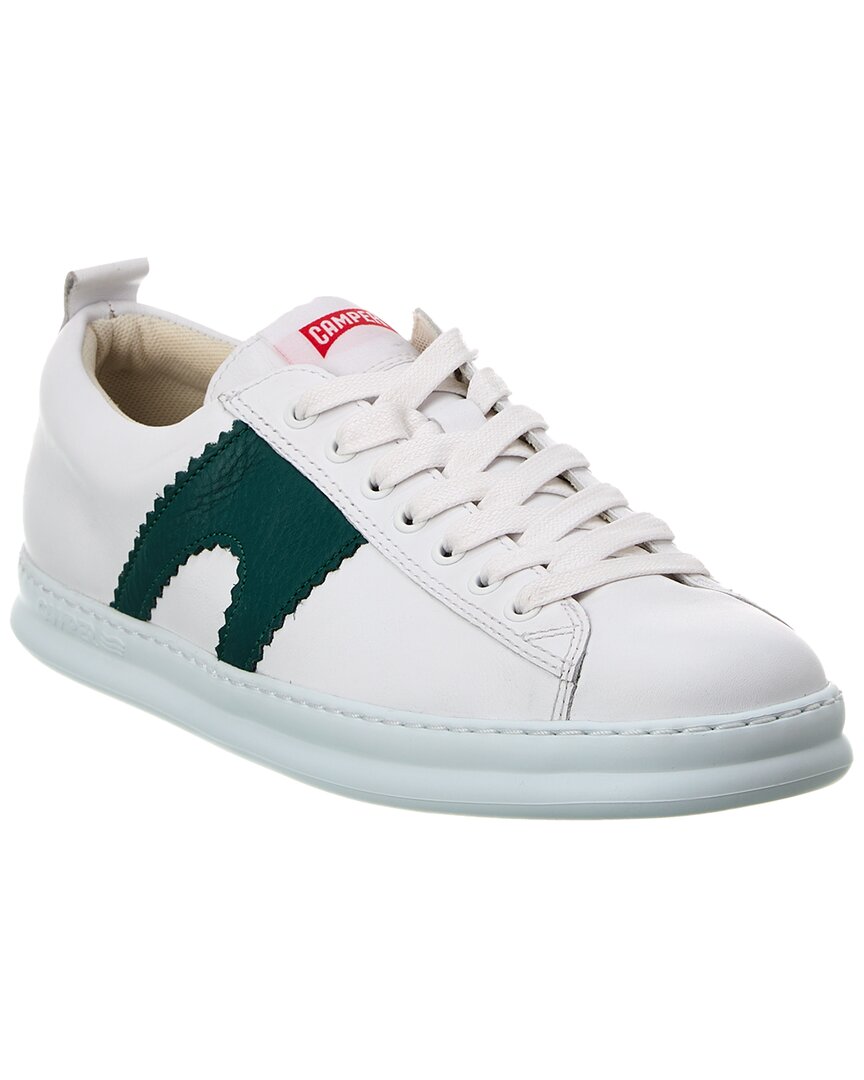 Shop Camper Runner Four Leather Sneaker In Green