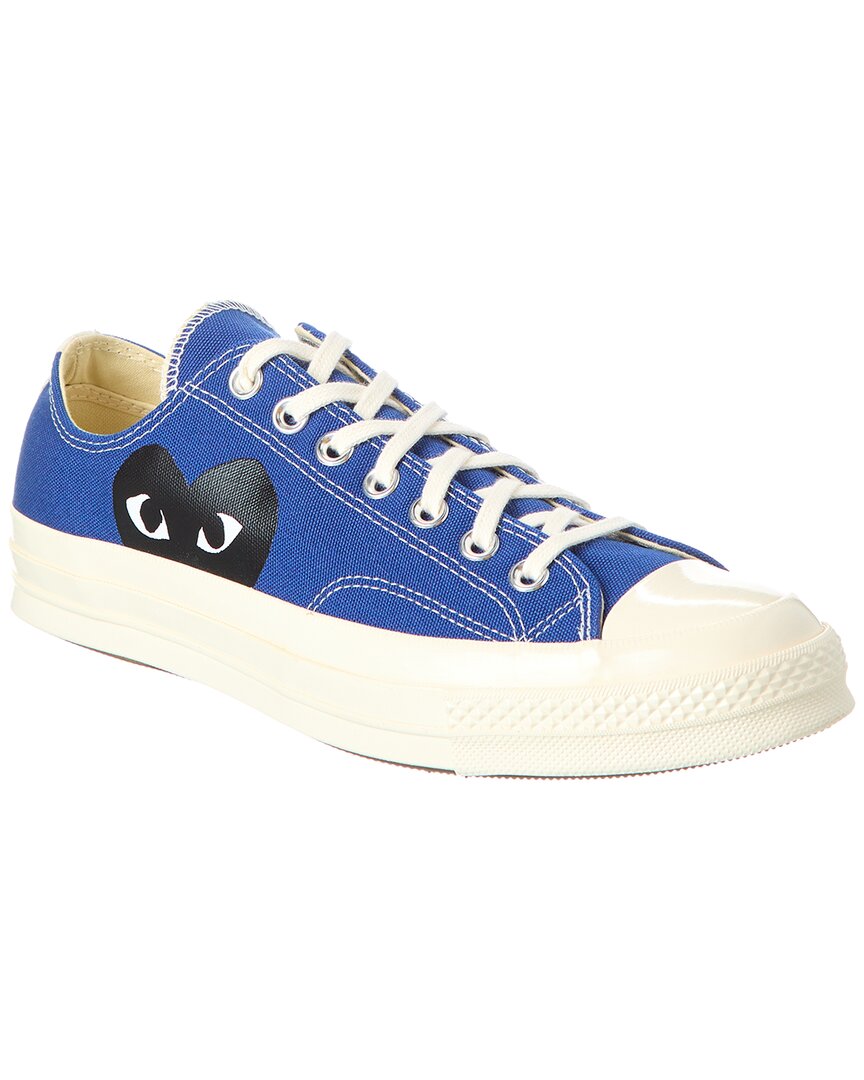 Shop Comme Des Garçons Converse X  Play Canvas Sneaker In Blue