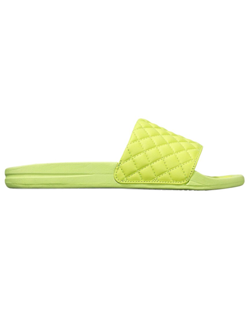 Shop Apl Athletic Propulsion Labs Apl Lusso Leather Slide In Yellow