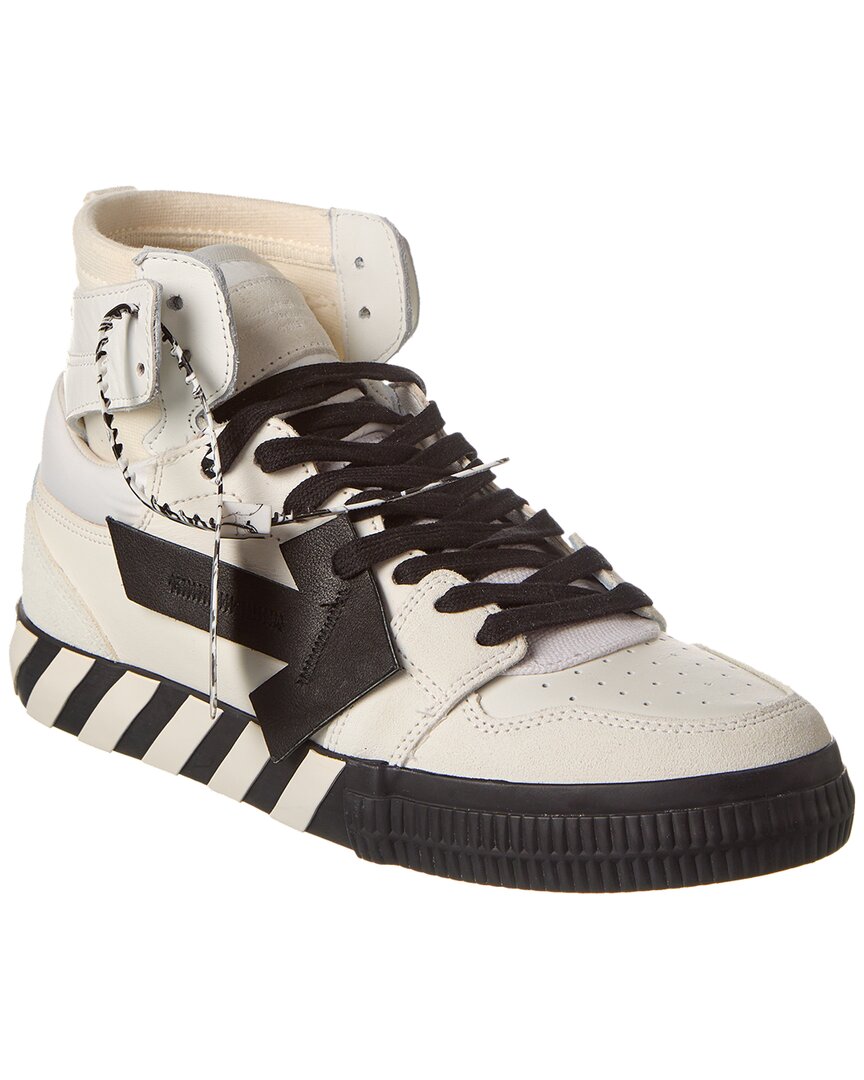 Shop Off-white ™ Vulcanized Leather High-top Sneaker