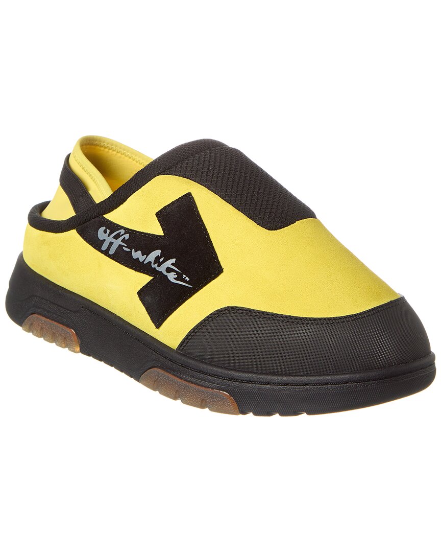 Shop Off-white ™ Out Of Office Suede Mule Sneaker In Yellow
