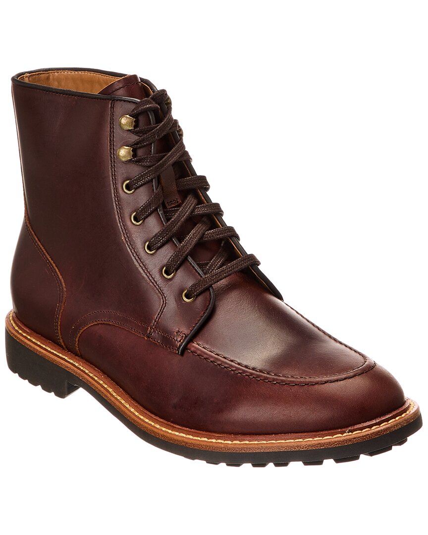 Warfield & Grand Ballast Cap Toe Lace-up Boot In Brown