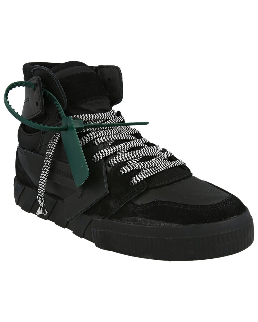 Shop Off-white ™ High Top Vulcanized Leather Sneaker