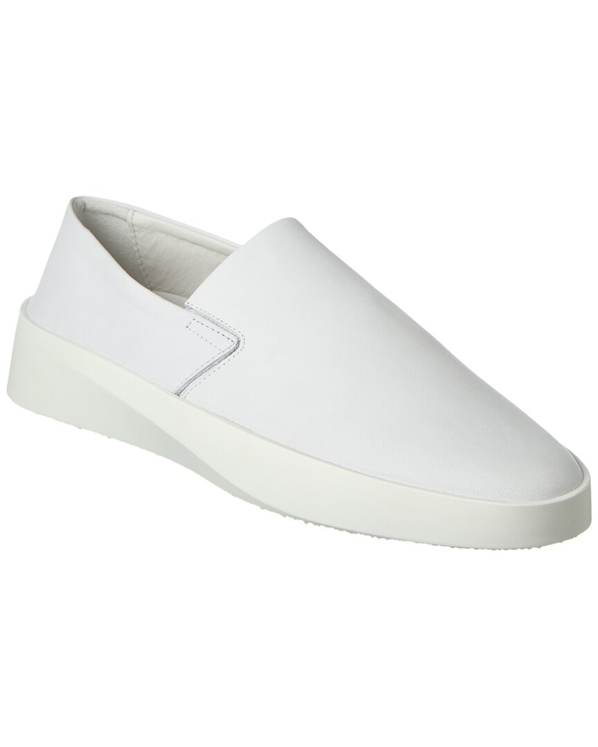 Shop Wolf & Shepherd Cruise Leather Slip-on In White