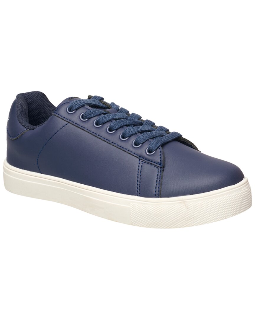 Shop Lucky Brand Leather Sneaker In Blue