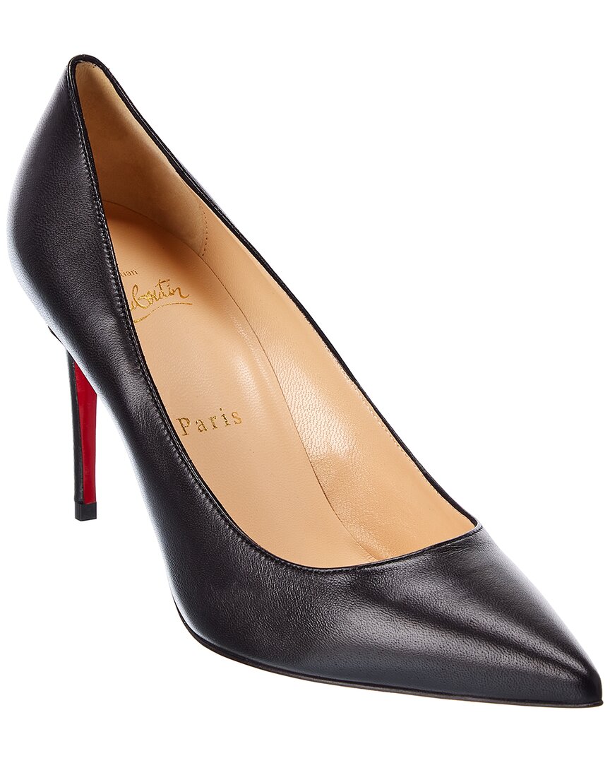 Christian Louboutin Kate 85 Patent Leather Stiletto Pumps In Black