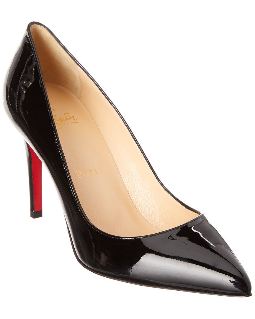 CHRISTIAN LOUBOUTIN CHRISTIAN LOUBOUTIN PIGALLE 85 PATENT PUMP 