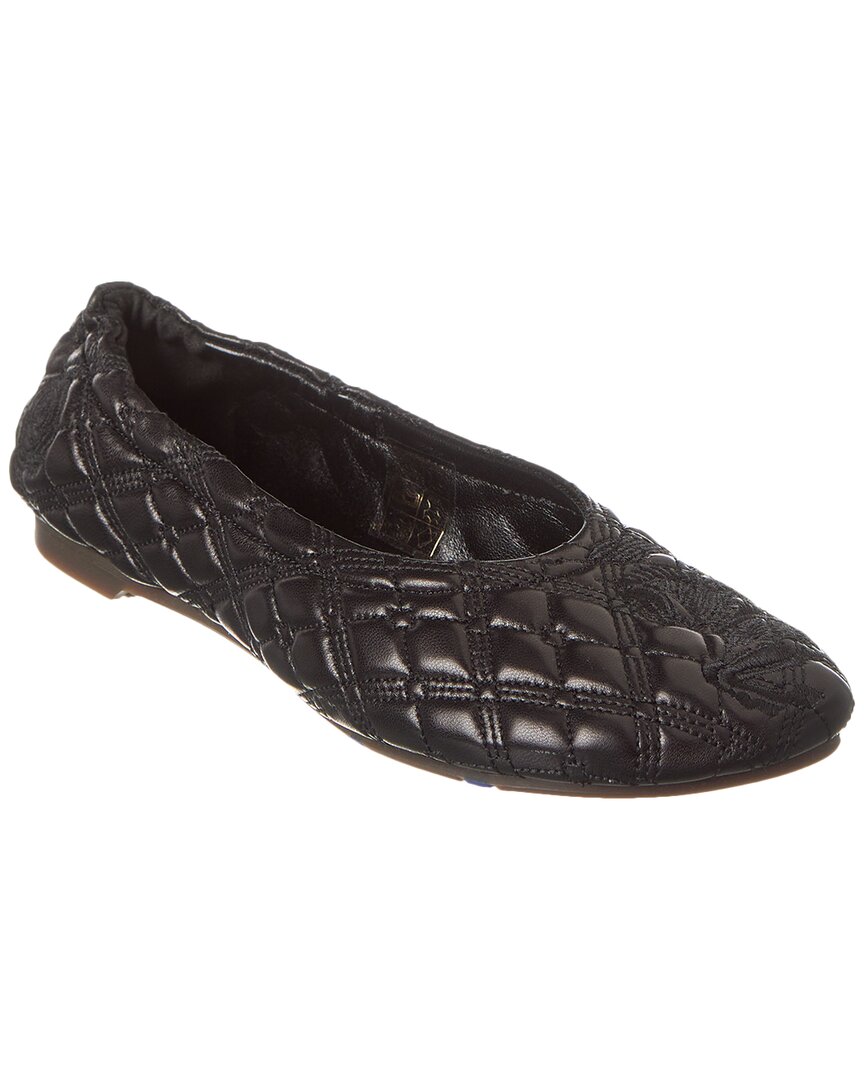 BURBERRY BURBERRY SADLER LEATHER BALLET FLAT