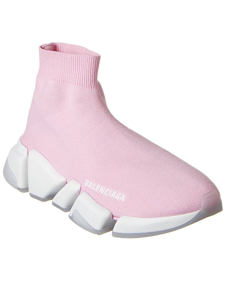 Shop Balenciaga Speed 2.0 Sock Sneaker In Pink