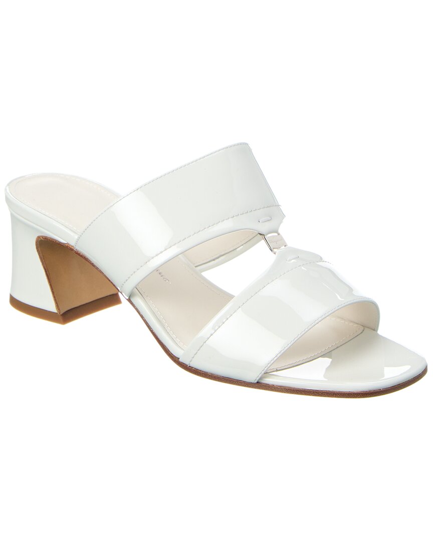 Ferragamo Tot 55 Woman Sandals White Size 7 Calfskin In White
