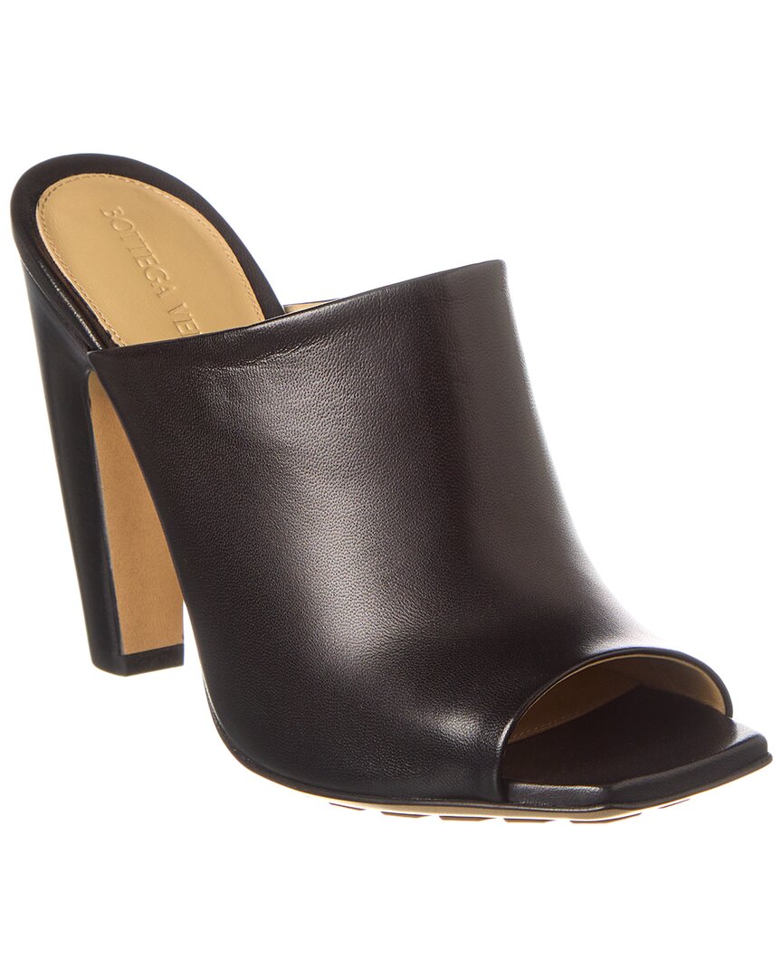 Bottega Veneta Slingback Sandal With 9 Cm Heel In Black