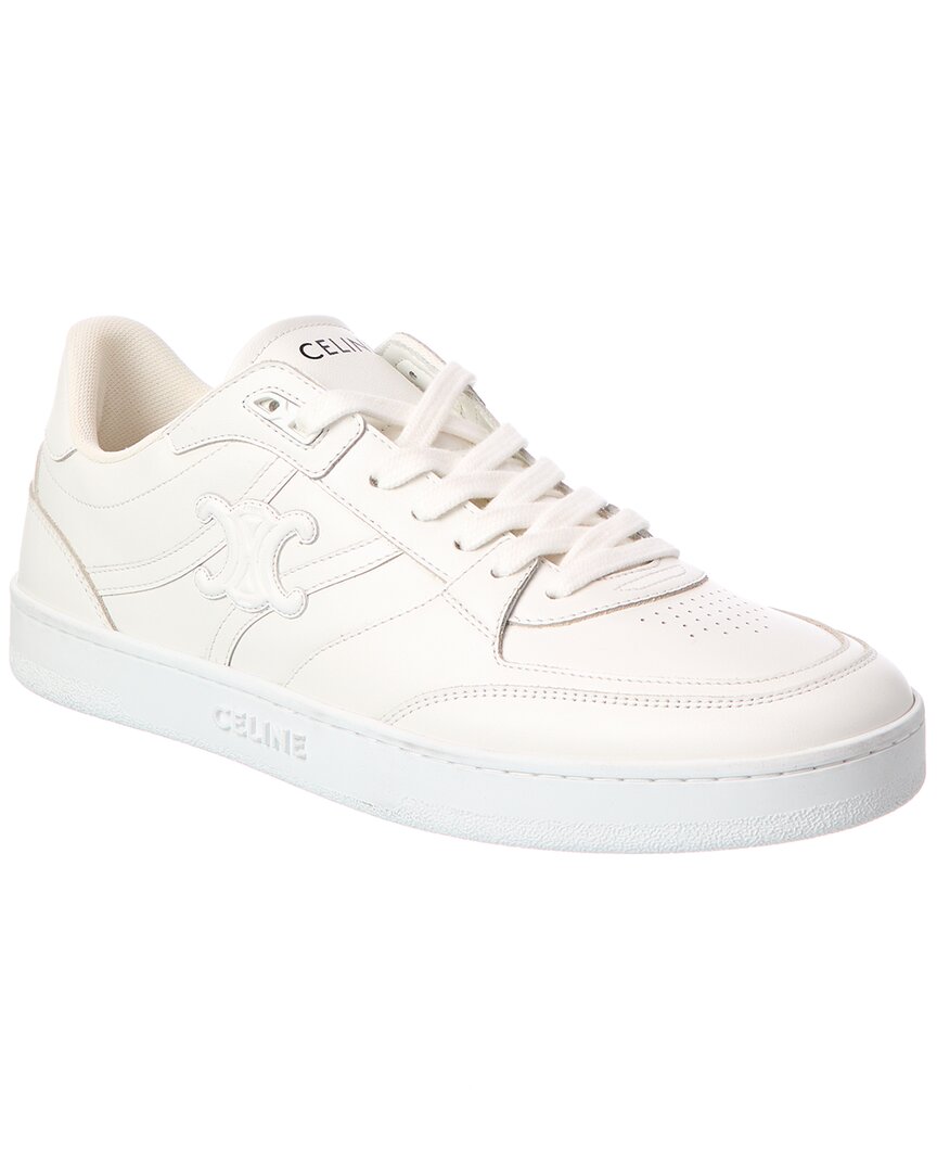 Celine Lace-up Low-cut Casual Shoes In White