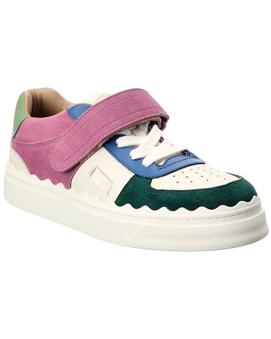 Chloé Panelled Touch-strap Sneakers