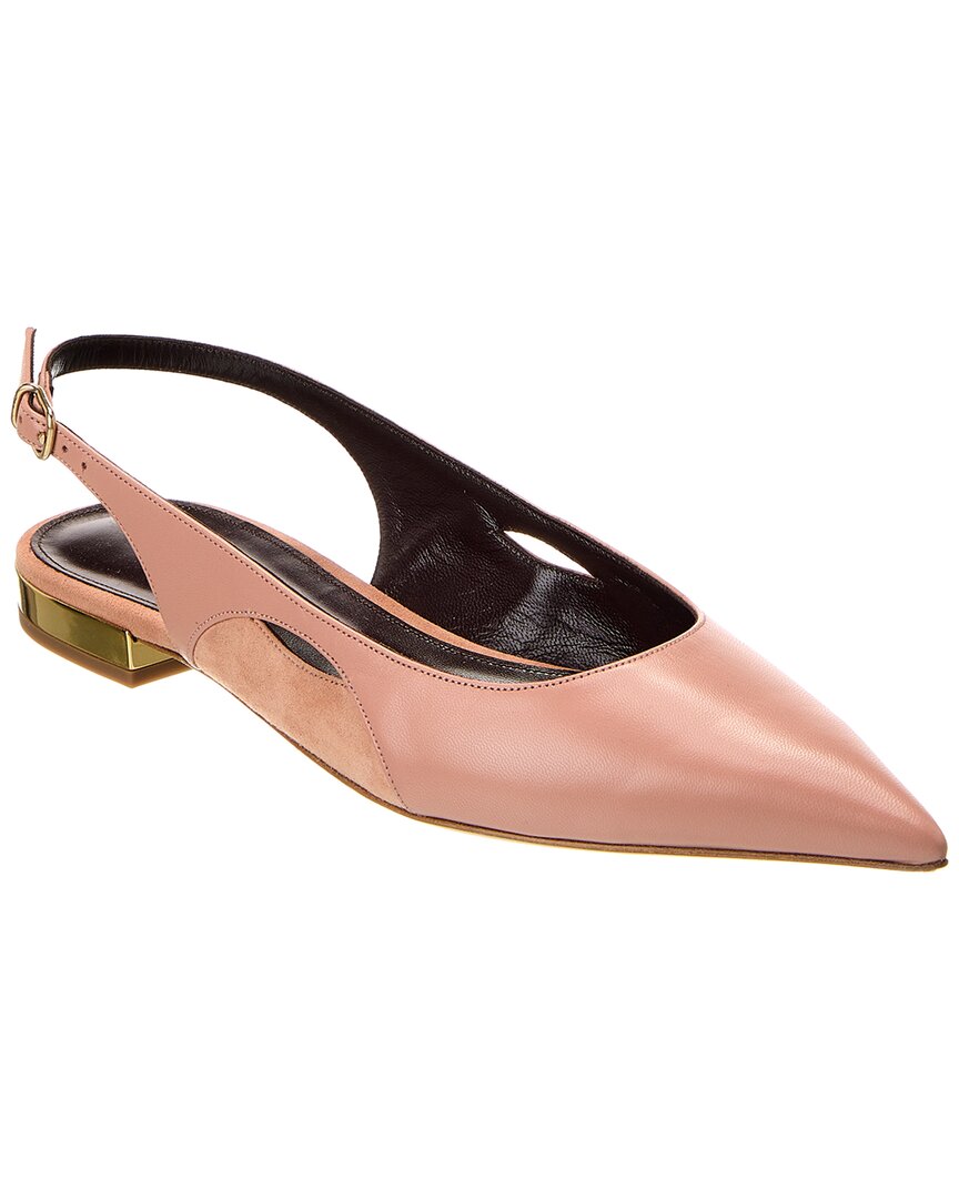 Chloé Marcie Patent Mary Jane Ballerina Flats In Pink