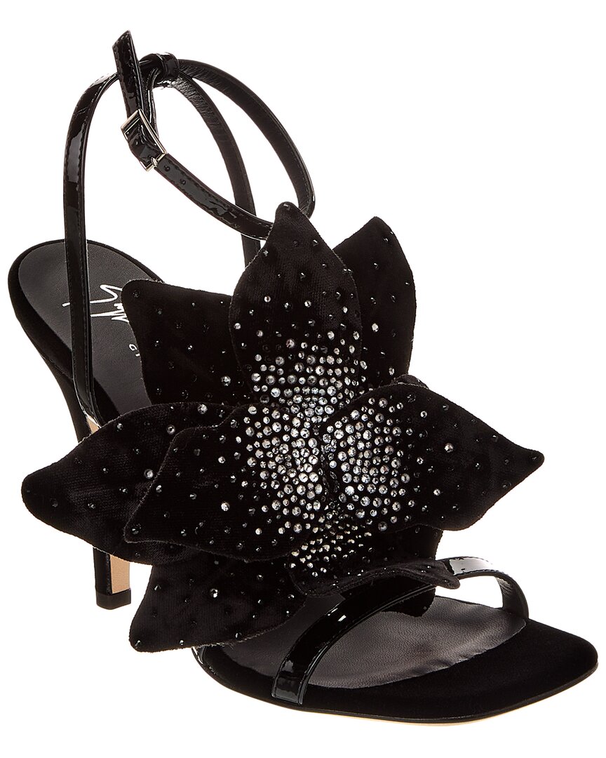 Giuseppe Zanotti Woman Sandals Black Size 10 Soft Leather In Black