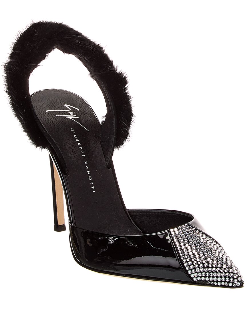 Giuseppe Zanotti Henriette Strass Embellished Pumps In Black