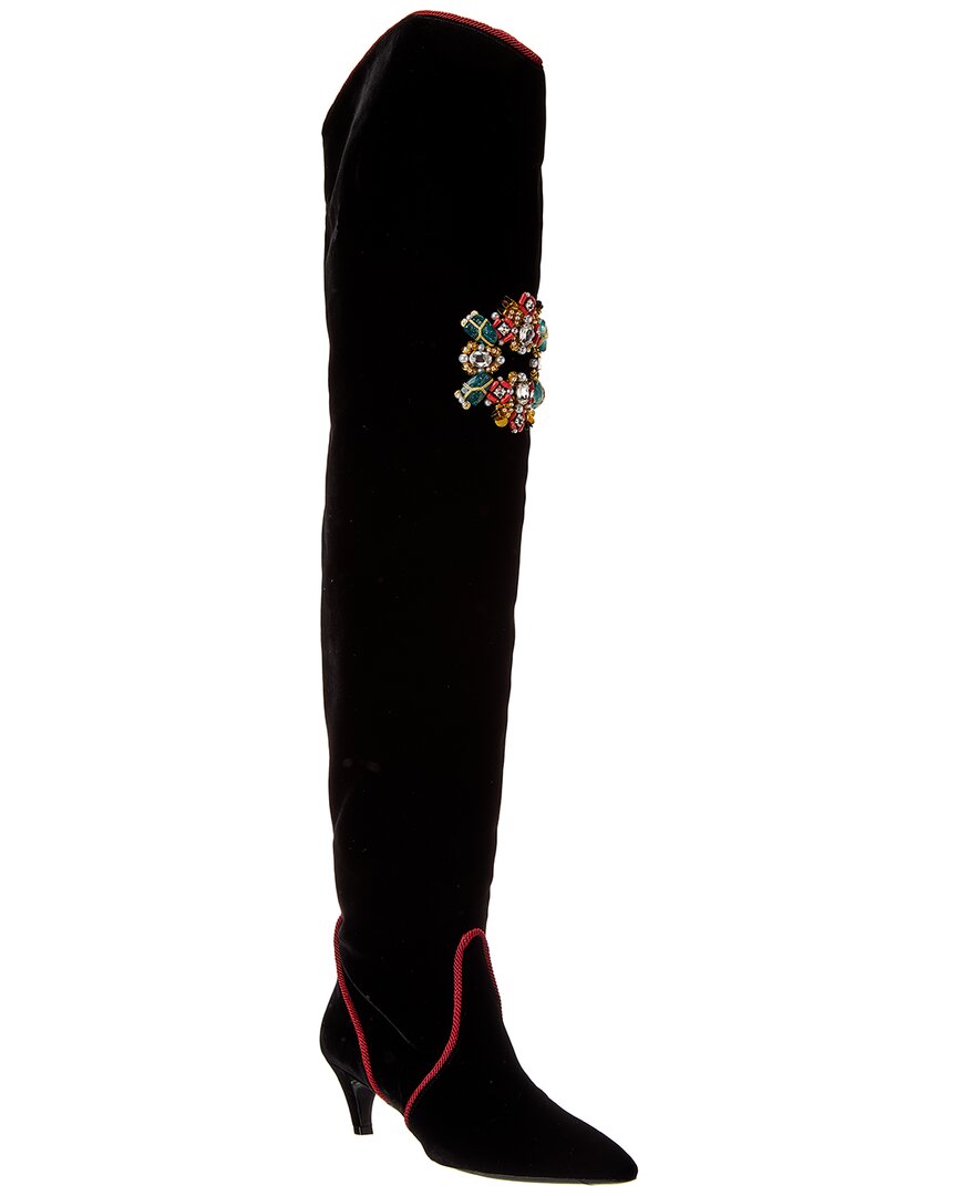Roger Vivier Womens Black Boot In Black