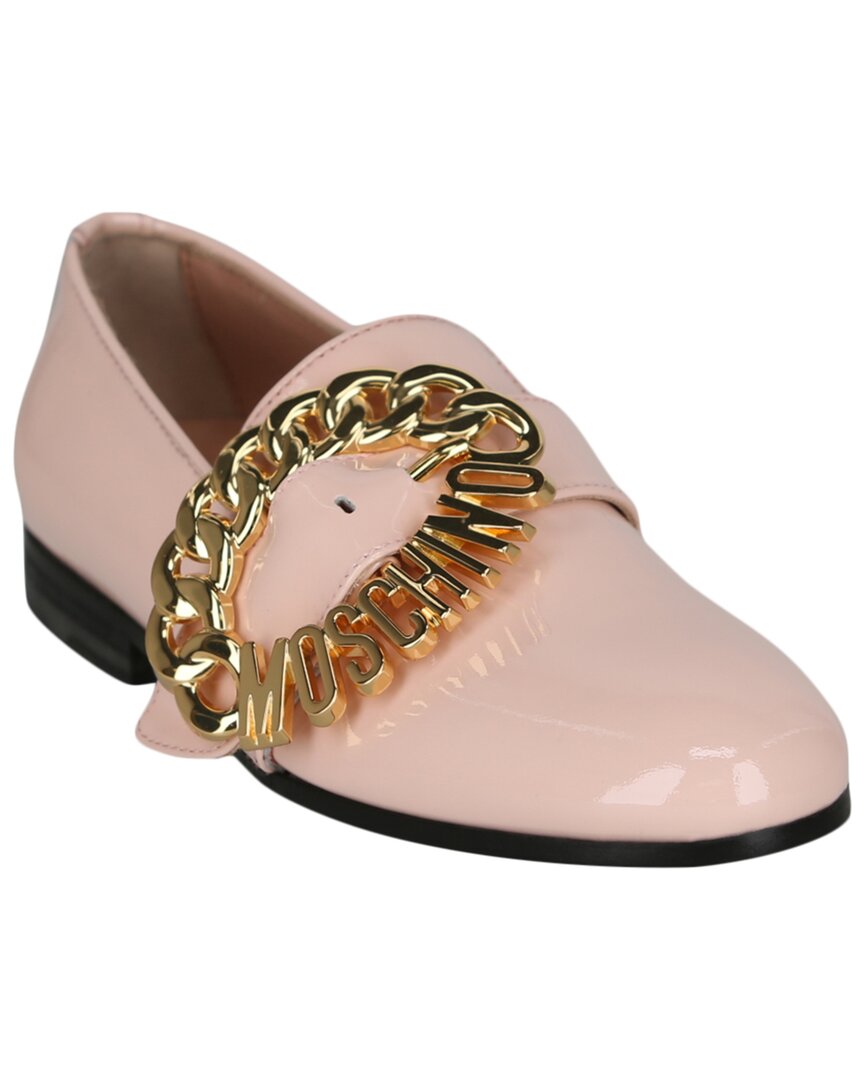 Moschino Logo Buckle Loafers