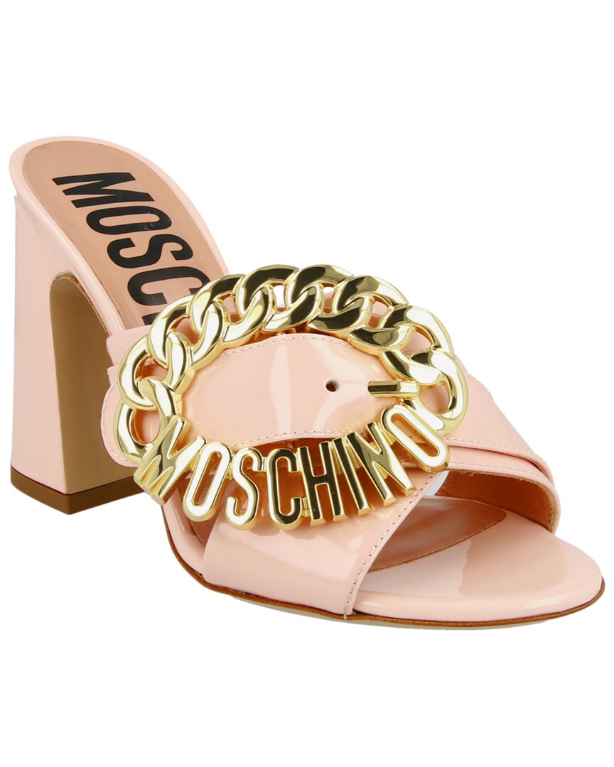 MOSCHINO MOSCHINO LEATHER SANDAL
