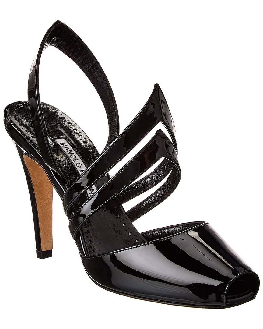 MANOLO BLAHNIK MANOLO BLAHNIK DEVELI 105 LEATHER SANDAL