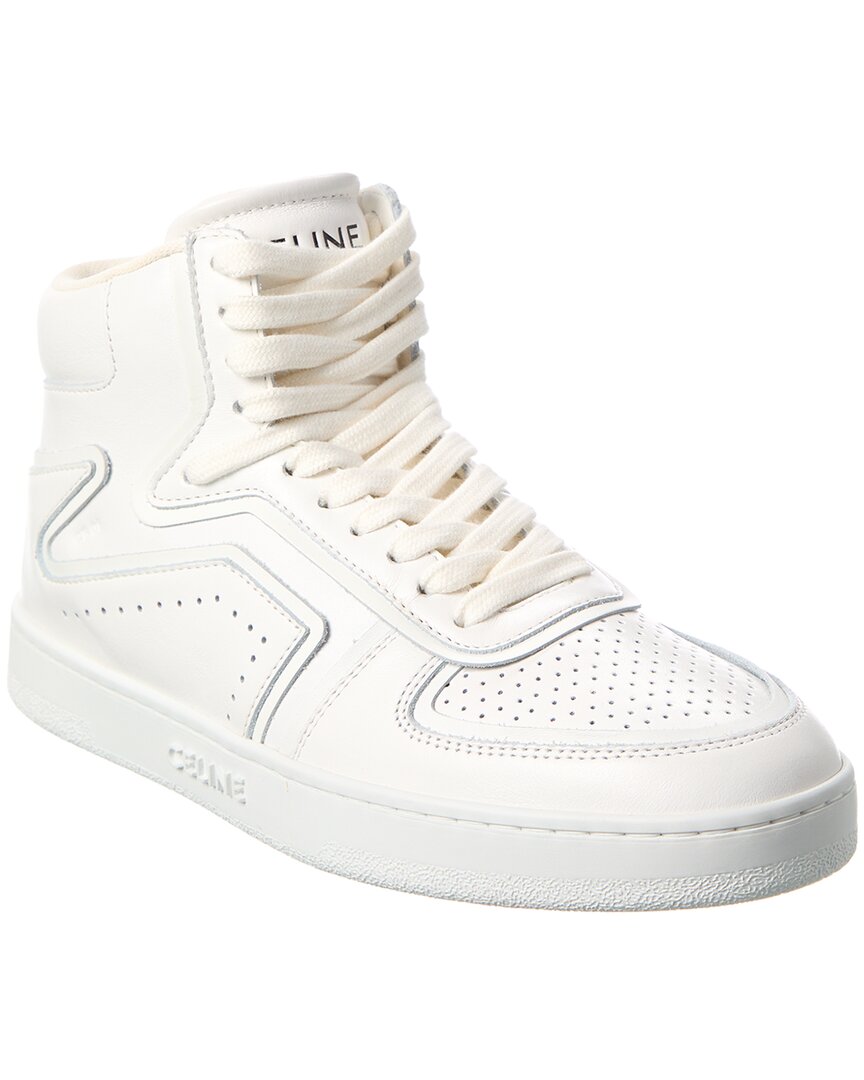 Celine Z Trainer Leather Sneaker In White