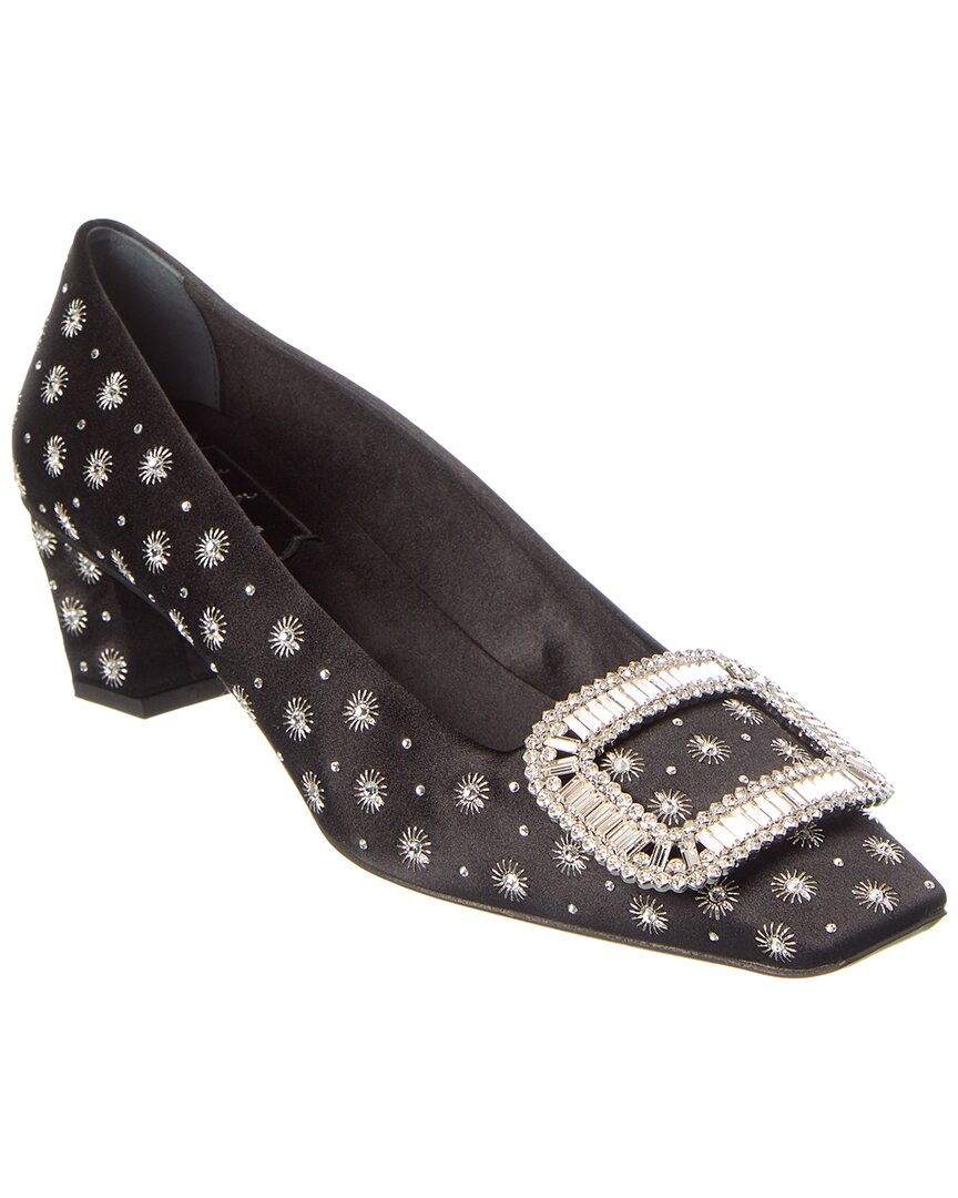 Roger Vivier Woman Pumps Black Size 7.5 Textile Fibers In Black