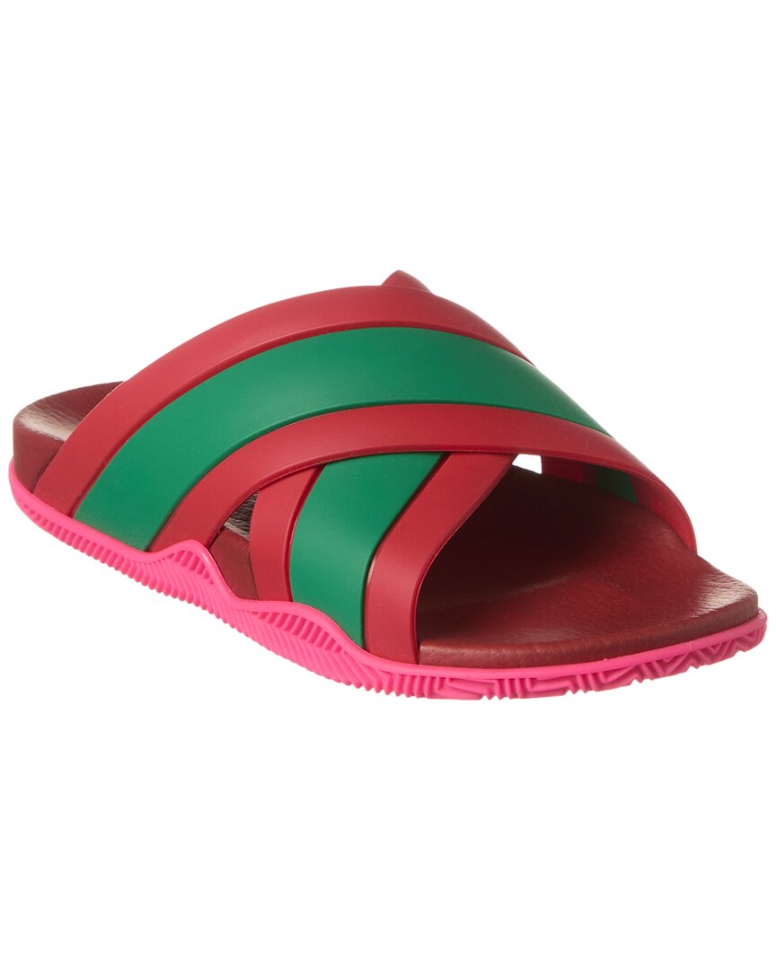 Gucci Web Slide Slides In Red
