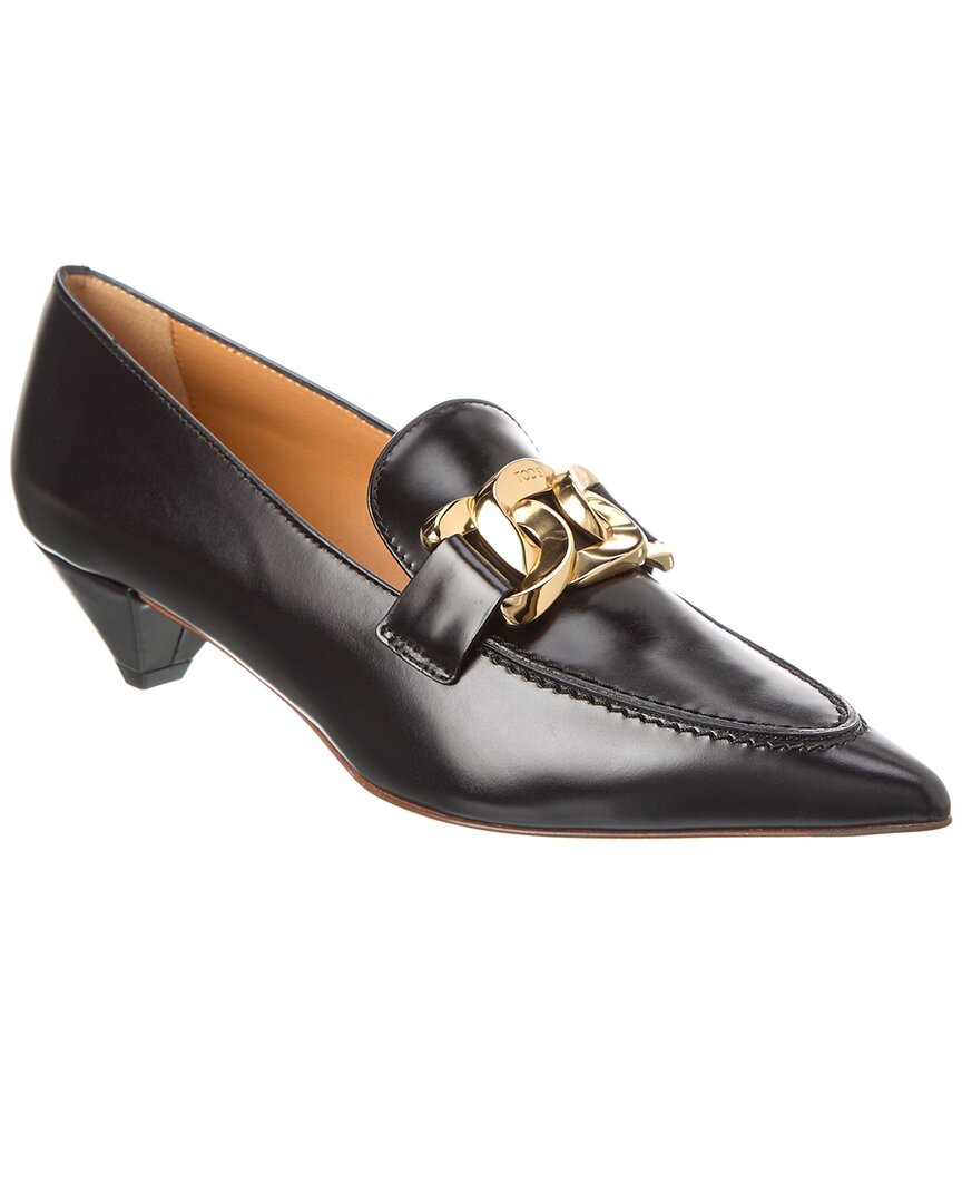 Tod's Leather Pump In Black
