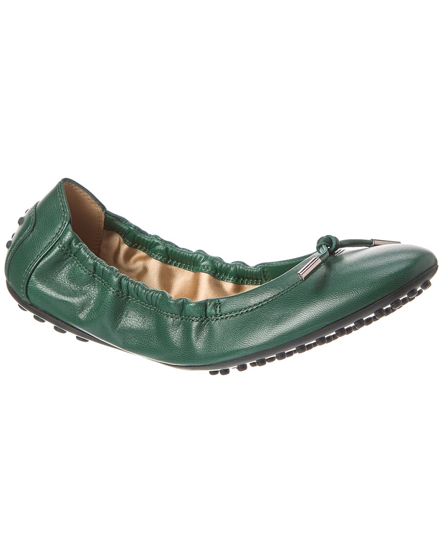 Tod's Ballet Flats In Green