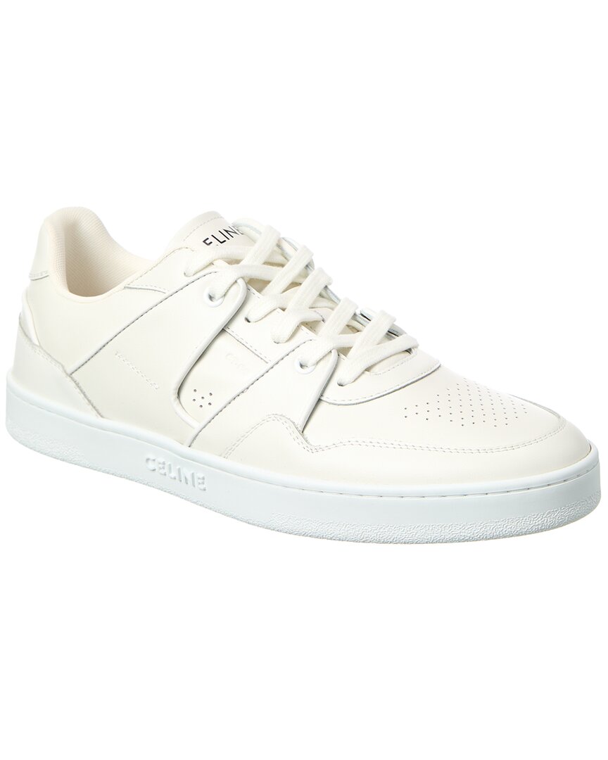 Celine Ct-04 Leather Sneaker In White