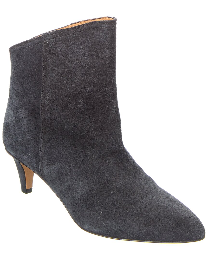 Isabel Marant Dripi Suede Bootie In Blue