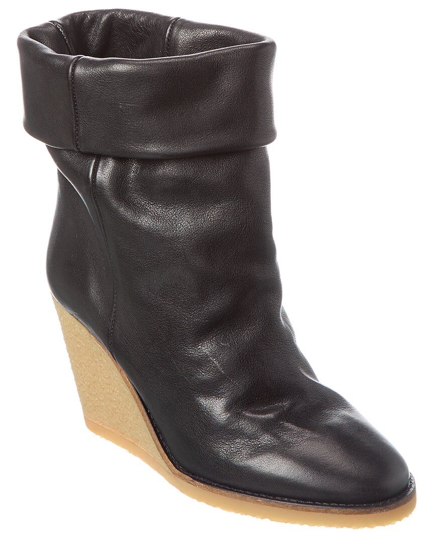 Isabel Marant Mealie Leather Boot In Black
