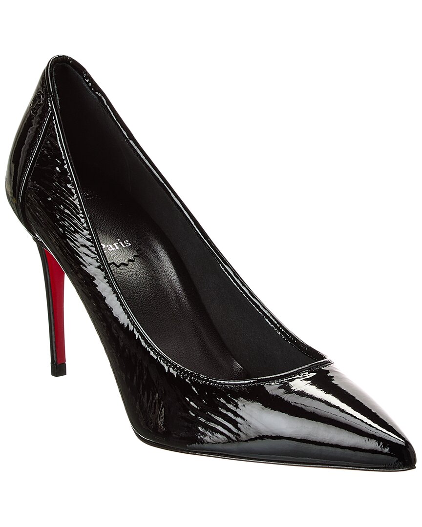 Christian Louboutin So Kate Patent Pointed-toe Red Sole Pump In Black