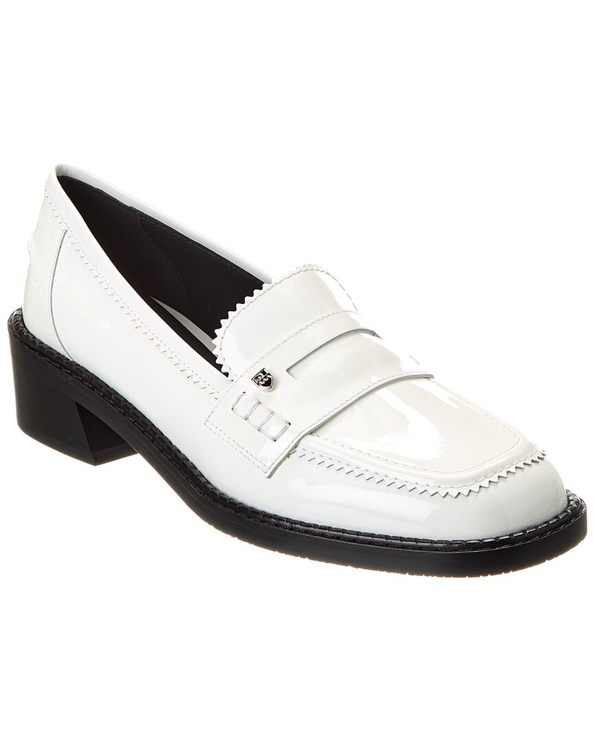 Bally Elly 35 Patent Loafer In White