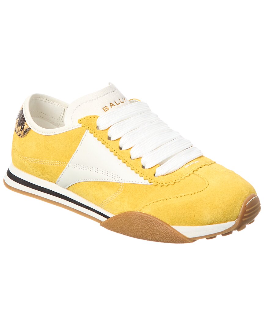 BALLY BALLY SONNEY SUEDE & LEATHER SNEAKER