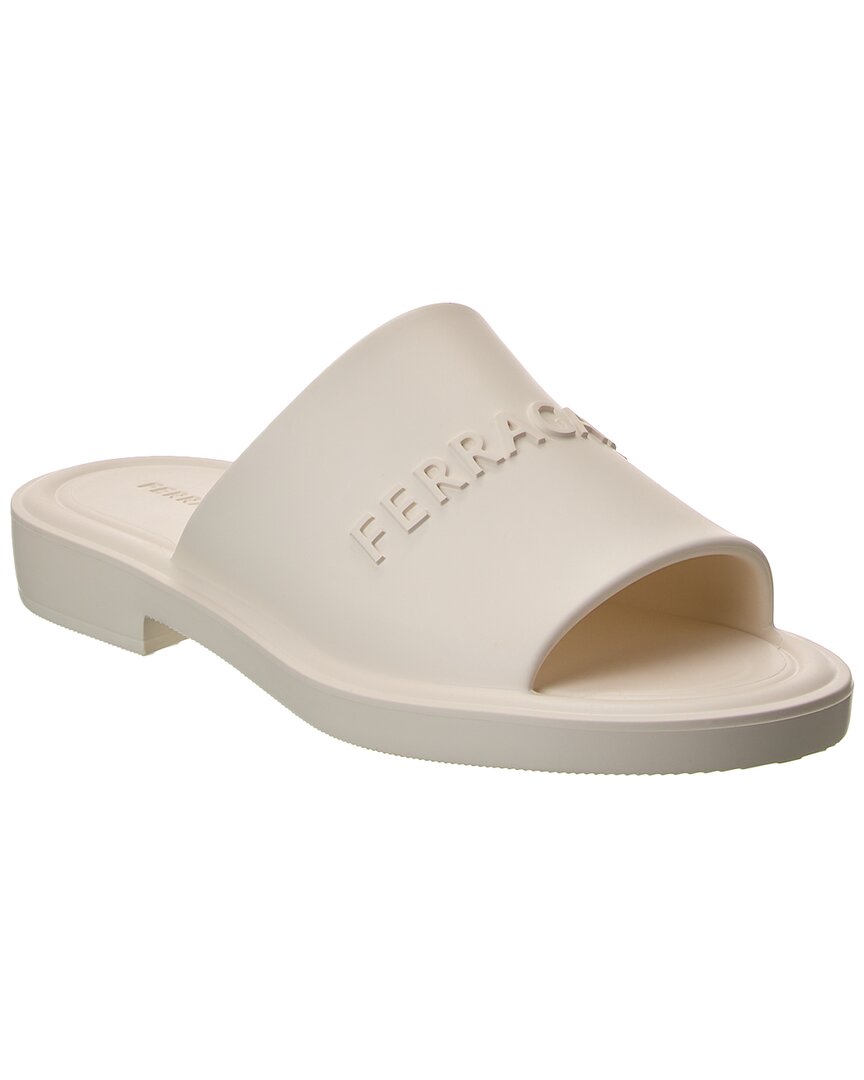 Ferragamo Giuneva 3d Logo Rubber Sandal