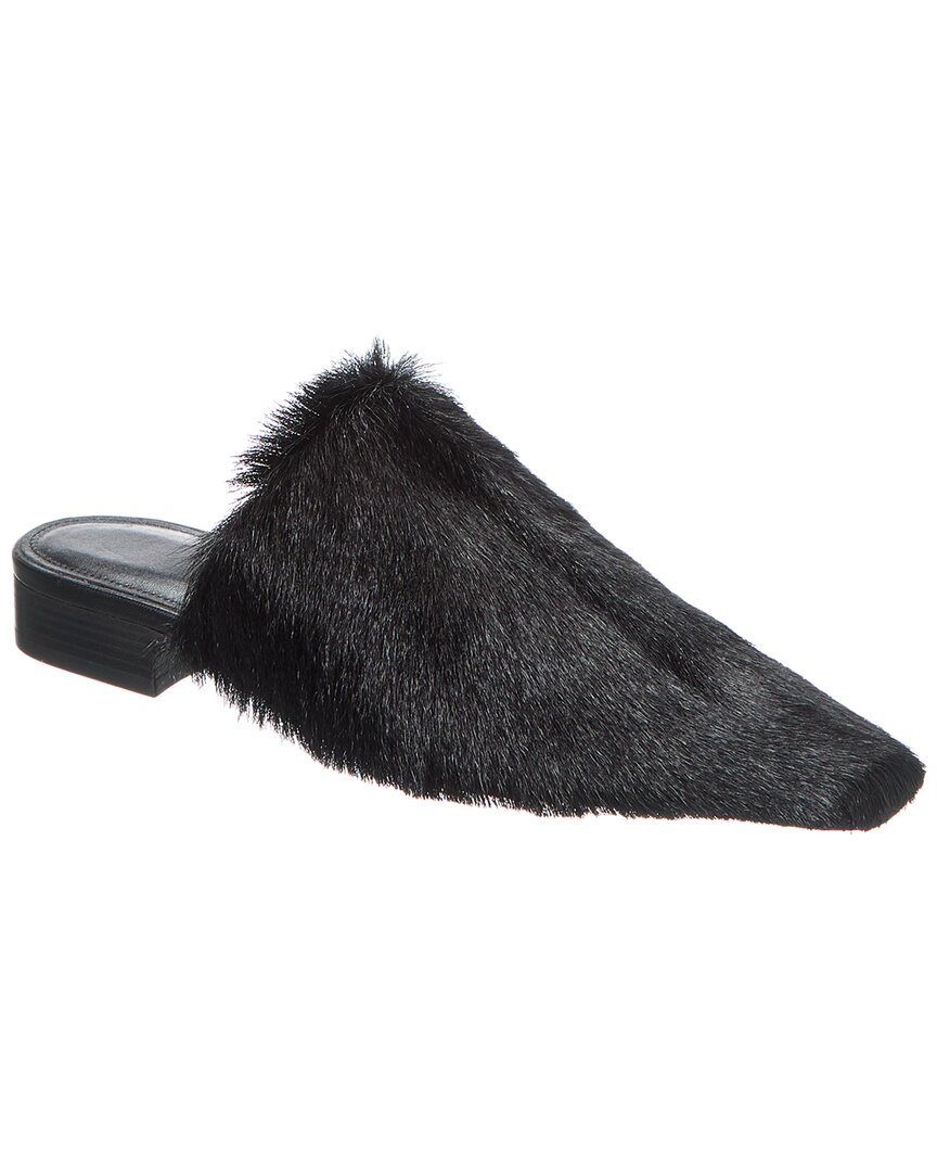 Shop Ferragamo Haircalf Mule In Black