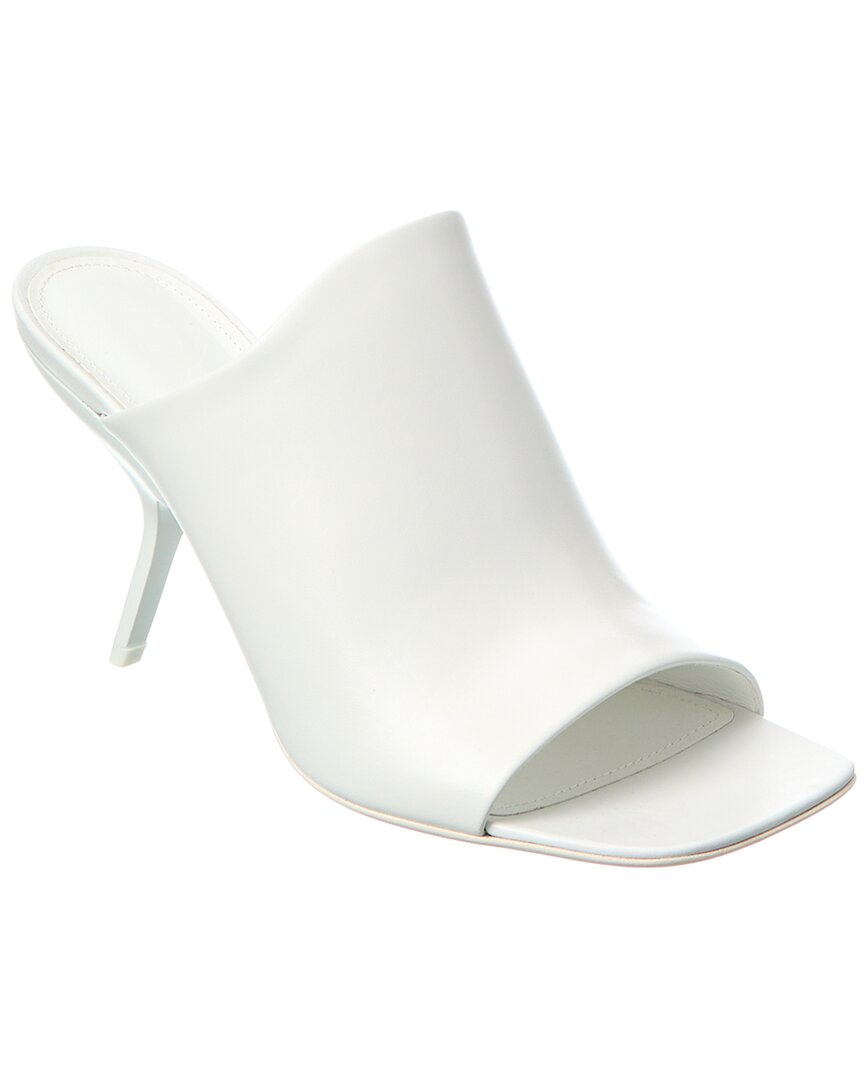 Ferragamo Era Leather Mules In White