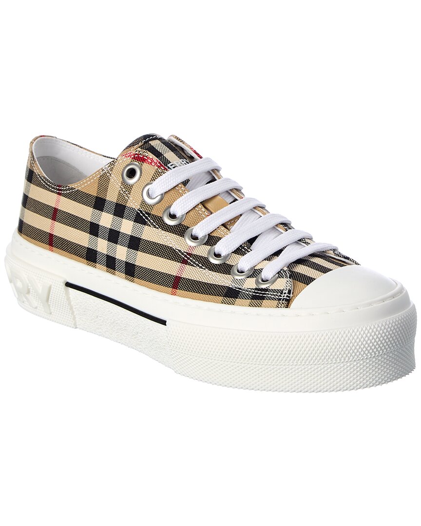 Burberry Vintage Check Canvas Sneaker In Multi
