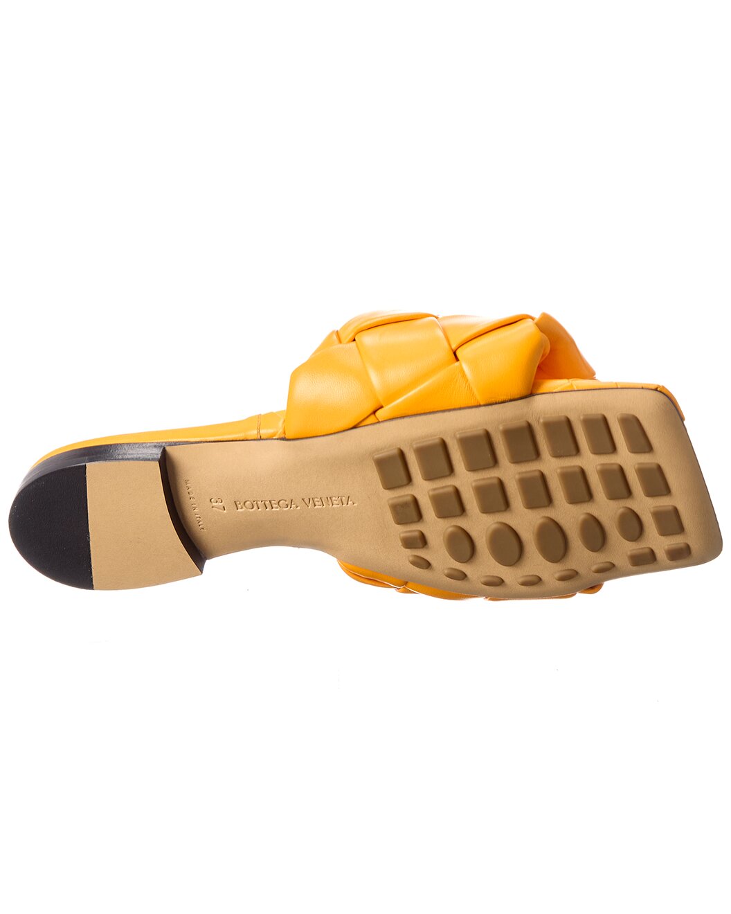 Gilt - Bottega Veneta - The Lido Intrecciato Leather Sandal