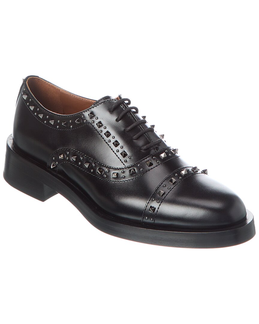 Valentino Gentleglam Leather Loafer In Black
