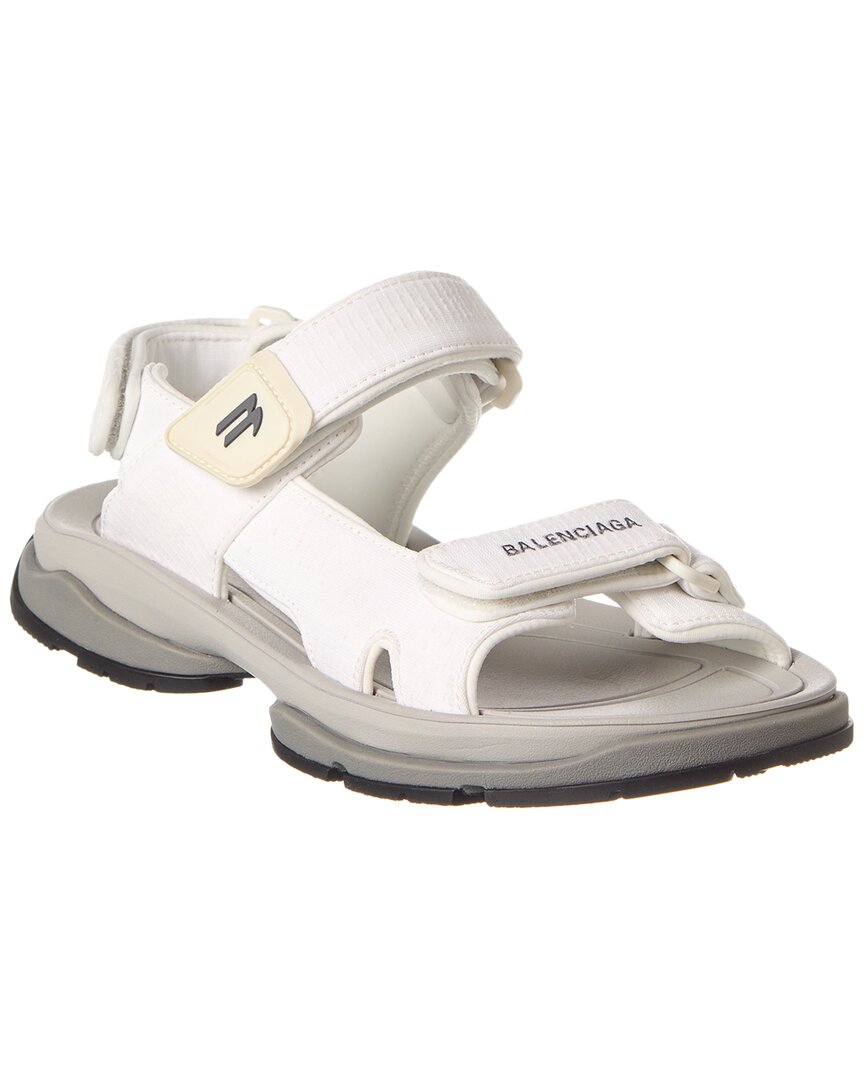 Balenciaga Tourist Sandal In White